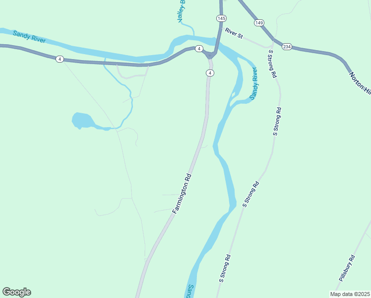 map of restaurants, bars, coffee shops, grocery stores, and more near 103 Farmington Road in Strong