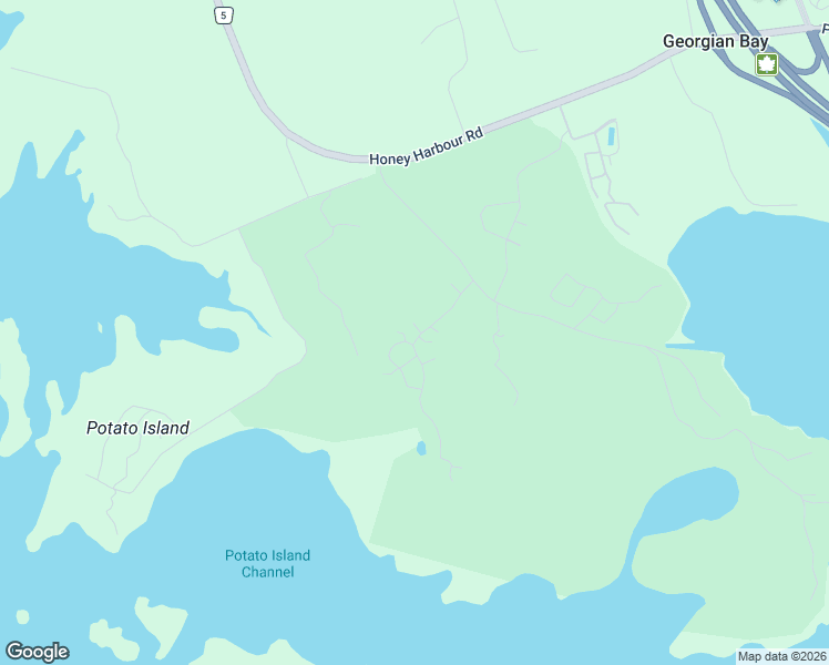 map of restaurants, bars, coffee shops, grocery stores, and more near 27 Marina Village Drive in Port Severn