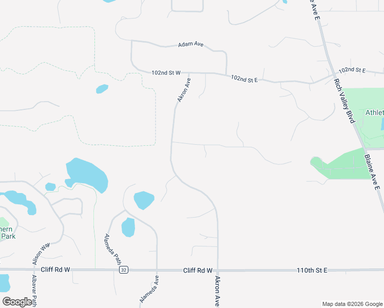 map of restaurants, bars, coffee shops, grocery stores, and more near 1110 105th Street East in Inver Grove Heights