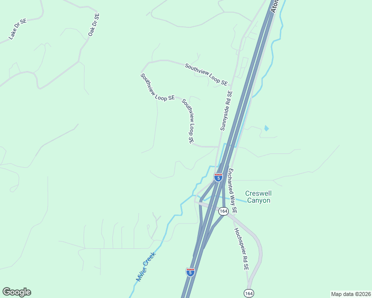 map of restaurants, bars, coffee shops, grocery stores, and more near 10883 Southview Loop Southeast in Jefferson
