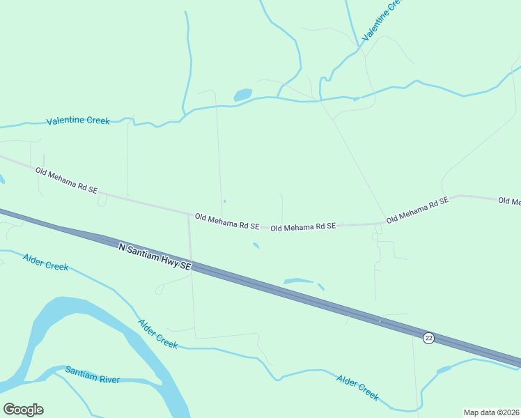 map of restaurants, bars, coffee shops, grocery stores, and more near 16995 Old Mehama Road Southeast in Stayton