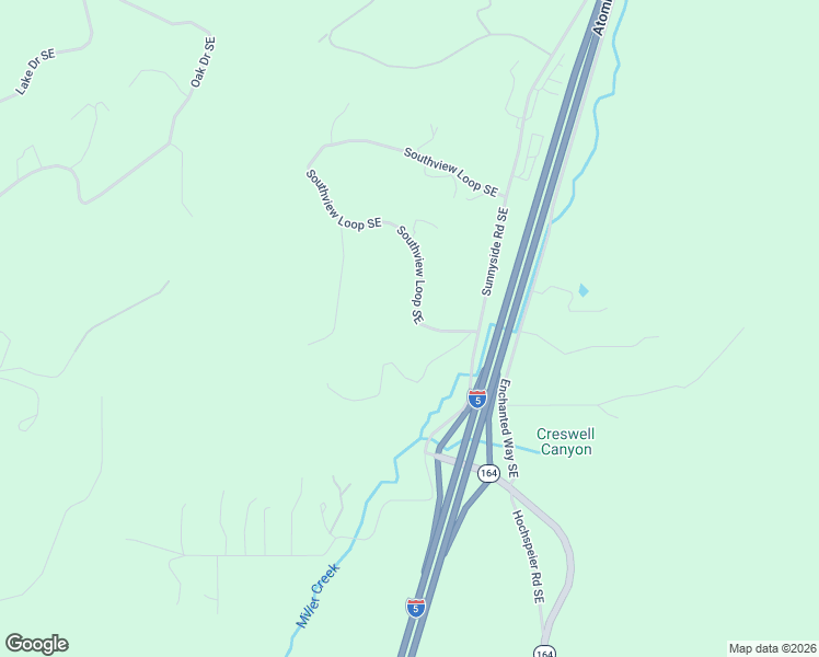 map of restaurants, bars, coffee shops, grocery stores, and more near 10883 Southview Loop Southeast in Jefferson