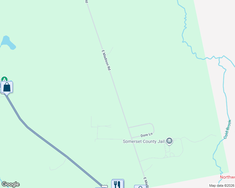 map of restaurants, bars, coffee shops, grocery stores, and more near 244 East Madison Road in Madison