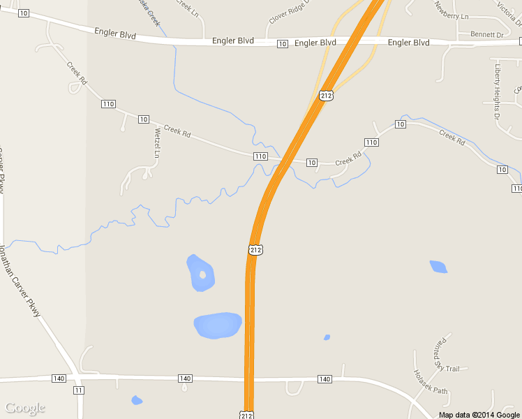 map of restaurants, bars, coffee shops, grocery stores, and more near U.S. 212 in Chaska