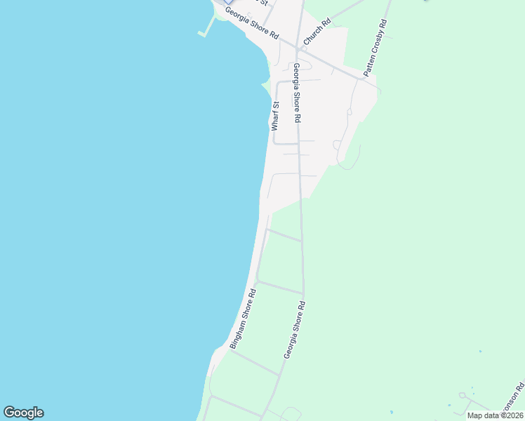 map of restaurants, bars, coffee shops, grocery stores, and more near 585 Bingham Shore Road in Saint Albans Town