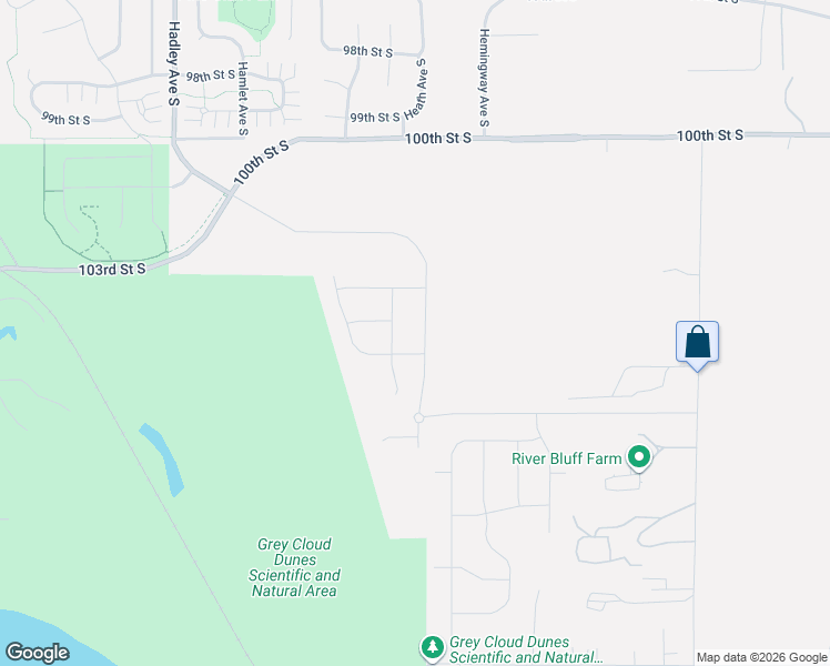 map of restaurants, bars, coffee shops, grocery stores, and more near in Cottage Grove