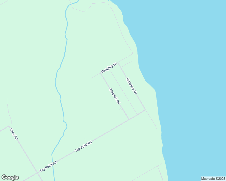 map of restaurants, bars, coffee shops, grocery stores, and more near 67 Wozniak Road in Penetanguishene