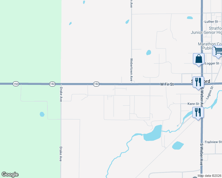 map of restaurants, bars, coffee shops, grocery stores, and more near 212810 Connor Avenue in Stratford