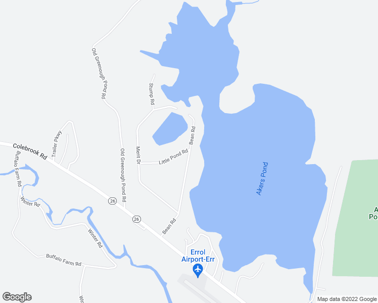 map of restaurants, bars, coffee shops, grocery stores, and more near 259 Bean Road in Errol