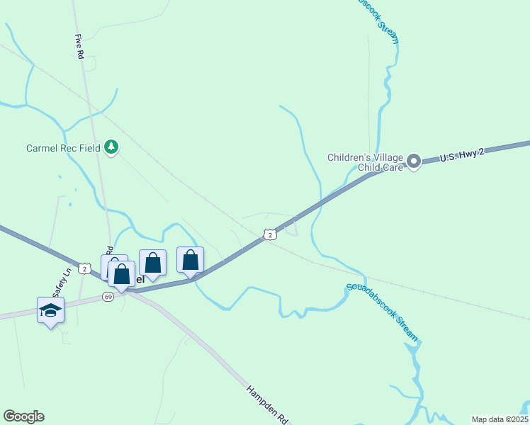 map of restaurants, bars, coffee shops, grocery stores, and more near 22 Old State Road in Carmel