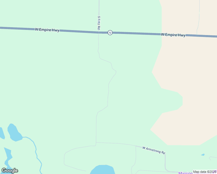 map of restaurants, bars, coffee shops, grocery stores, and more near Fritz Road in Leelanau County