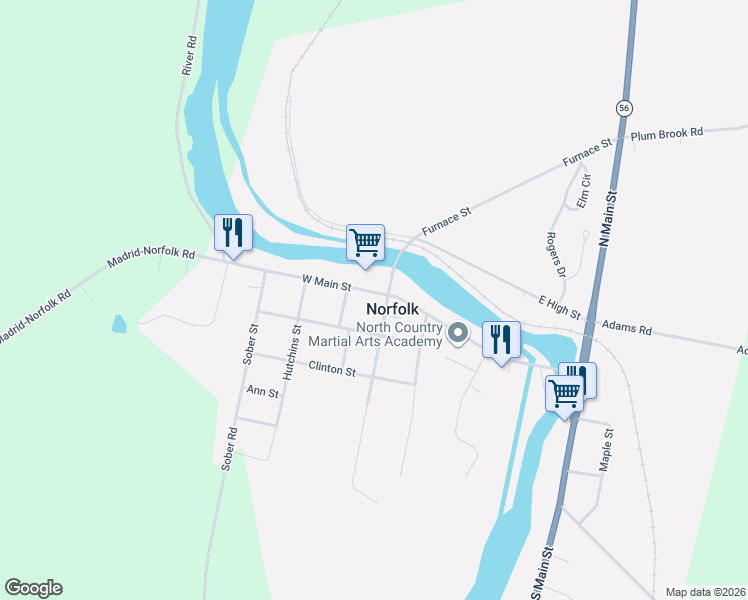 map of restaurants, bars, coffee shops, grocery stores, and more near 8 Morris Street in Norfolk