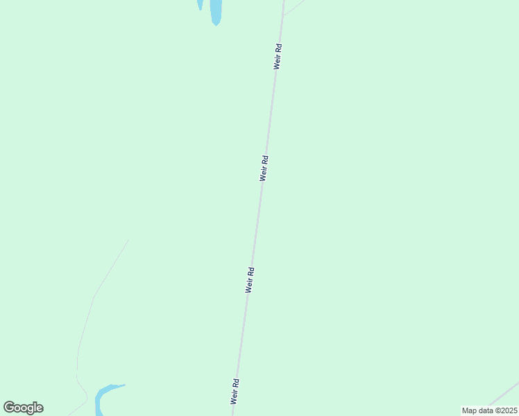 map of restaurants, bars, coffee shops, grocery stores, and more near Weir Road in Spencerville