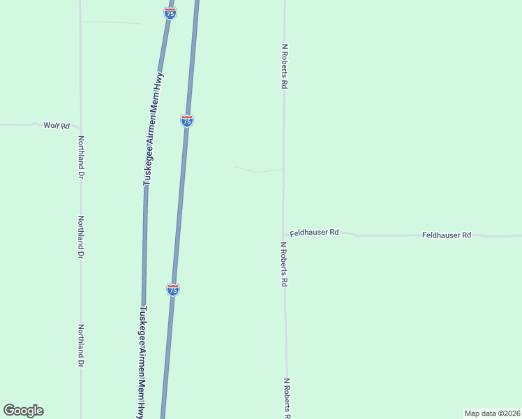 map of restaurants, bars, coffee shops, grocery stores, and more near 8219 North Roberts Road in Frederic