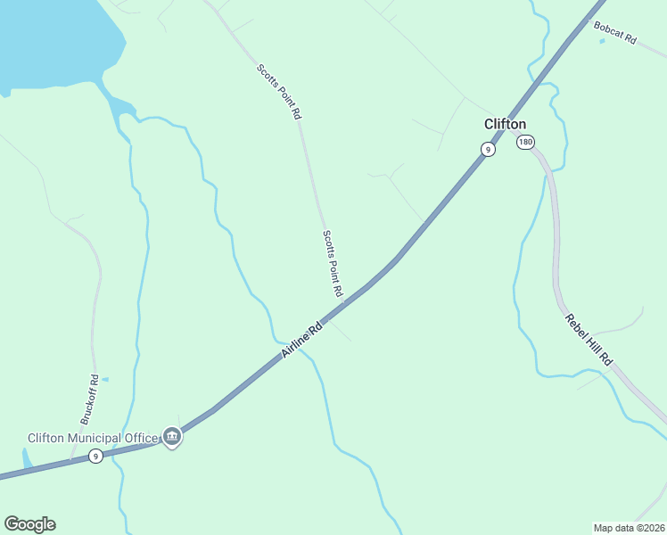 map of restaurants, bars, coffee shops, grocery stores, and more near 193 Scotts Point Road in Clifton