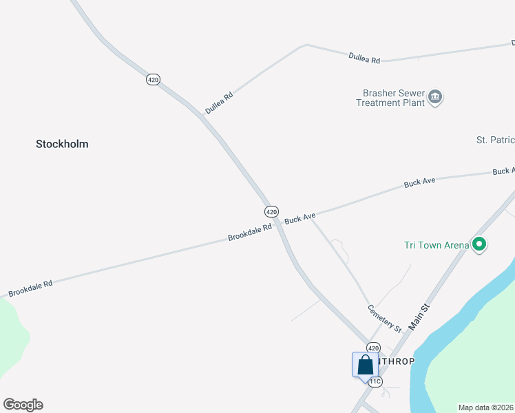 map of restaurants, bars, coffee shops, grocery stores, and more near 404-452 Highway 420 in Winthrop