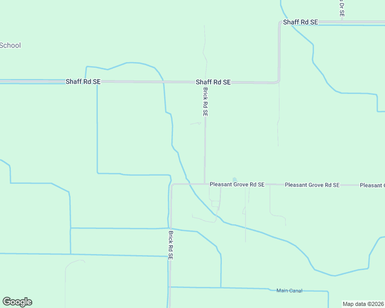map of restaurants, bars, coffee shops, grocery stores, and more near 10573 Brick Road Southeast in Turner