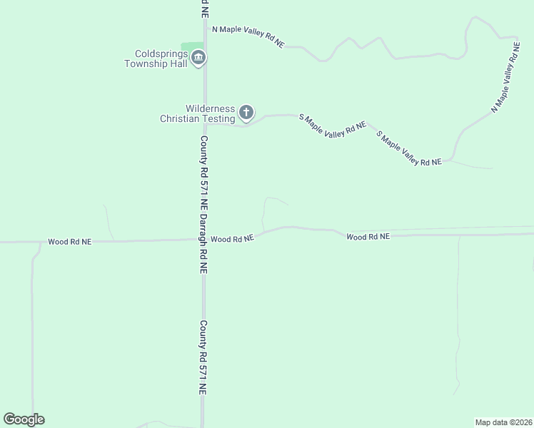 map of restaurants, bars, coffee shops, grocery stores, and more near 6459 Wood Road Northeast in Kalkaska