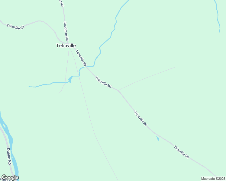 map of restaurants, bars, coffee shops, grocery stores, and more near 1112 Teboville Road in Malone