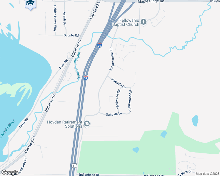 map of restaurants, bars, coffee shops, grocery stores, and more near 934 Kronenwetter Drive in Kronenwetter