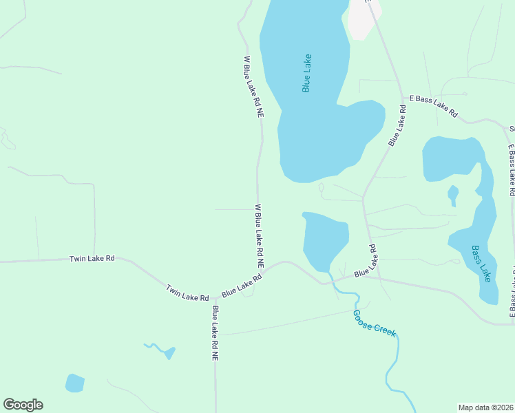 map of restaurants, bars, coffee shops, grocery stores, and more near 6160 West Blue Lake Road Northeast in Kalkaska