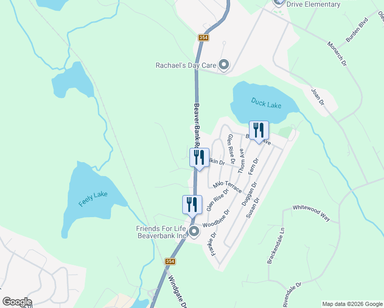 map of restaurants, bars, coffee shops, grocery stores, and more near in Beaver Bank