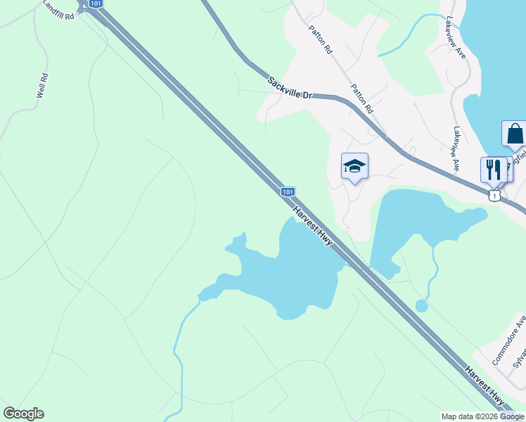 map of restaurants, bars, coffee shops, grocery stores, and more near 199 Orchid Court in Middle Sackville