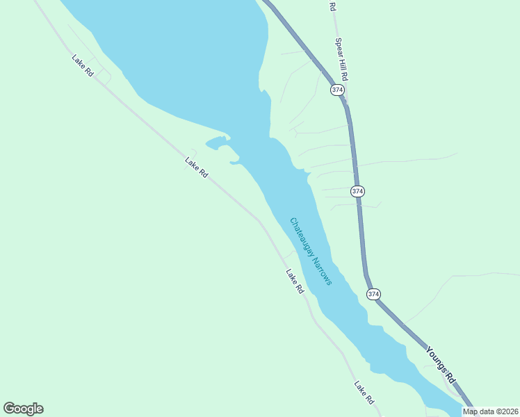 map of restaurants, bars, coffee shops, grocery stores, and more near 119-155 Lake Rd in Chateaugay