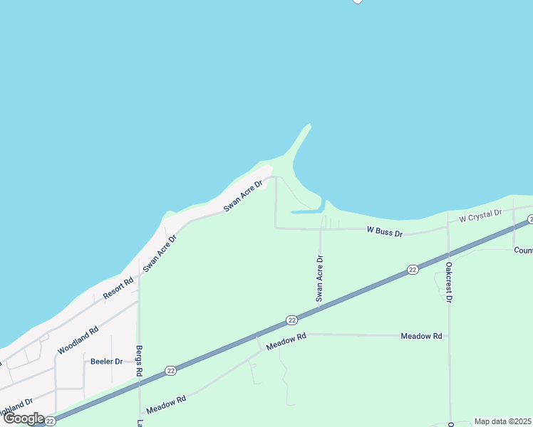 map of restaurants, bars, coffee shops, grocery stores, and more near W4720 Swan Acre Drive in Cecil