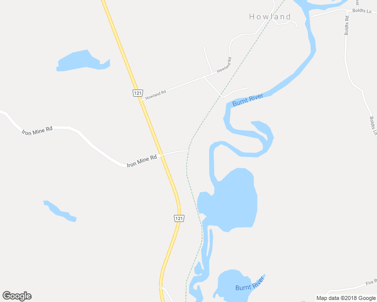 map of restaurants, bars, coffee shops, grocery stores, and more near Haliburton County Rail Trail in Minden