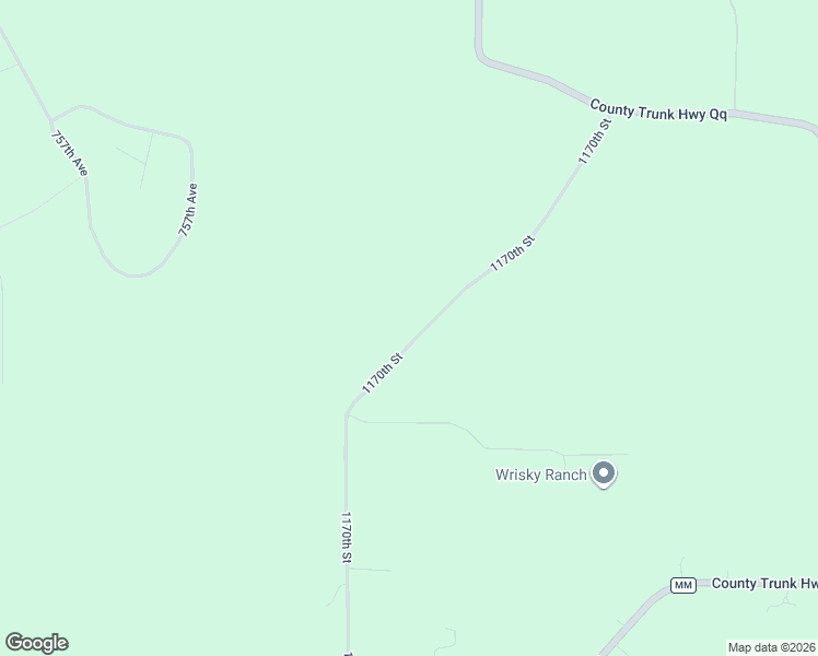 map of restaurants, bars, coffee shops, grocery stores, and more near N7287 1170th Street in Prescott