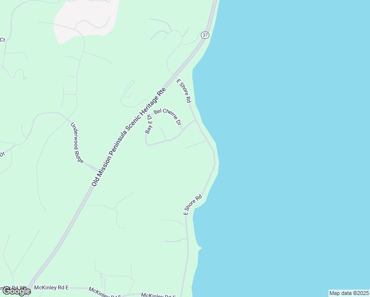 map of restaurants, bars, coffee shops, grocery stores, and more near 500 Willow Drive in Traverse City