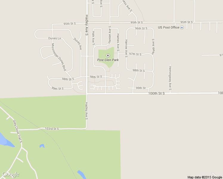 map of restaurants, bars, coffee shops, grocery stores, and more near 9965 Hamlet Lane South in Cottage Grove