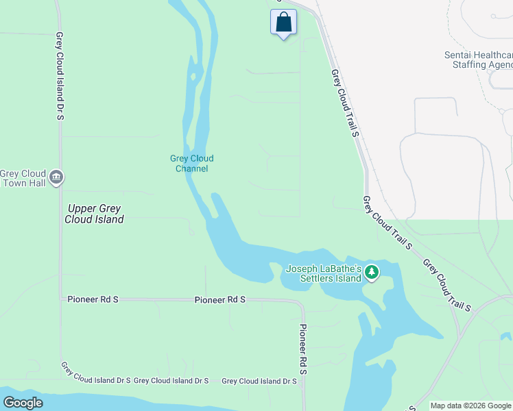 map of restaurants, bars, coffee shops, grocery stores, and more near 9900 Geneva Avenue South in Saint Paul Park