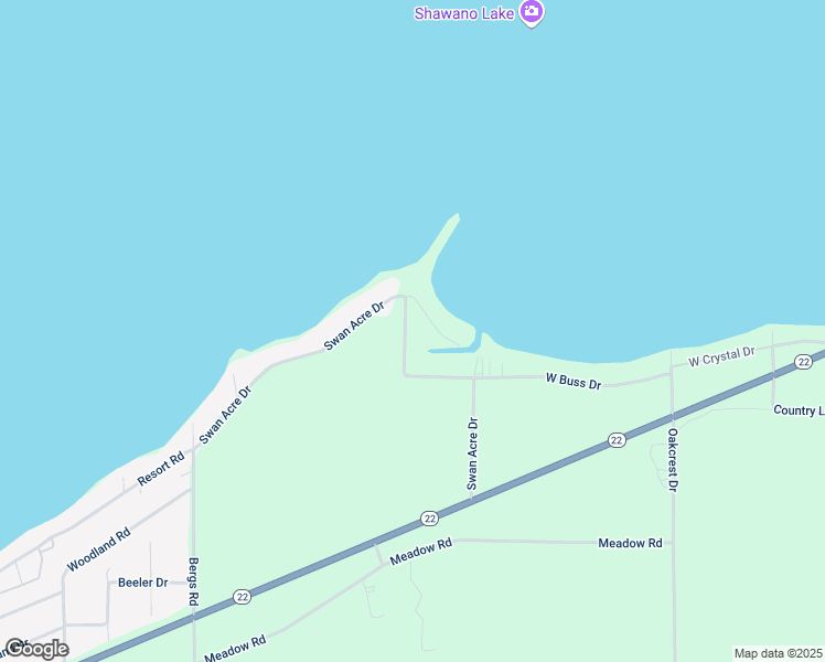map of restaurants, bars, coffee shops, grocery stores, and more near W4720 Swan Acre Drive in Cecil