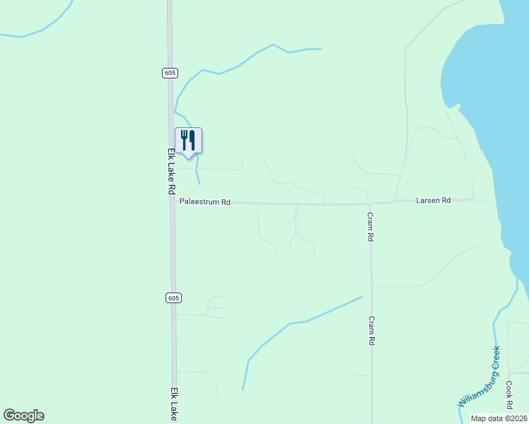 map of restaurants, bars, coffee shops, grocery stores, and more near 8784 Palaestrum Road in Williamsburg