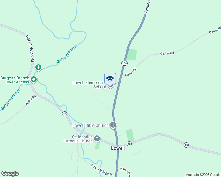 map of restaurants, bars, coffee shops, grocery stores, and more near 52 Gelo Park Road in Lowell