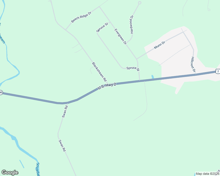 map of restaurants, bars, coffee shops, grocery stores, and more near 2914 U.S. 2 in Hermon