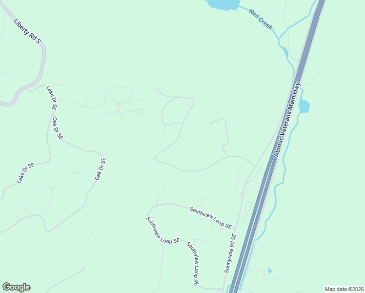 map of restaurants, bars, coffee shops, grocery stores, and more near 1199 Twin Hills Road Southeast in Jefferson