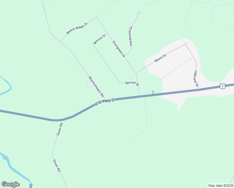 map of restaurants, bars, coffee shops, grocery stores, and more near 2897 U.S. 2 in Hermon