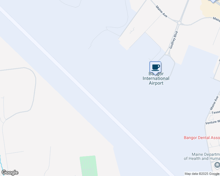 map of restaurants, bars, coffee shops, grocery stores, and more near 287 Godfrey Boulevard in Bangor
