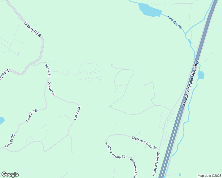 map of restaurants, bars, coffee shops, grocery stores, and more near 945 Twin Hills Road Southeast in Jefferson