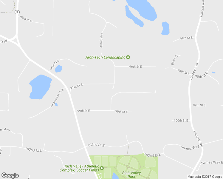 map of restaurants, bars, coffee shops, grocery stores, and more near 1650 97th Street East in Inver Grove Heights