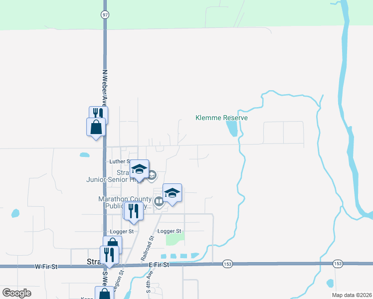 map of restaurants, bars, coffee shops, grocery stores, and more near 531 East North Street in Stratford