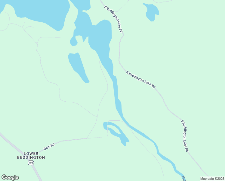 map of restaurants, bars, coffee shops, grocery stores, and more near East Beddington Lake Road in Beddington