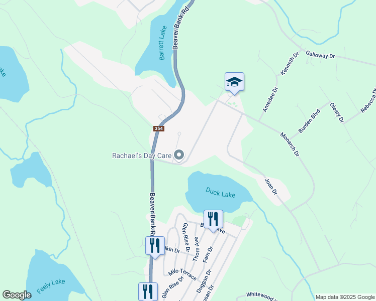 map of restaurants, bars, coffee shops, grocery stores, and more near 58 Majestic Avenue in Beaver Bank