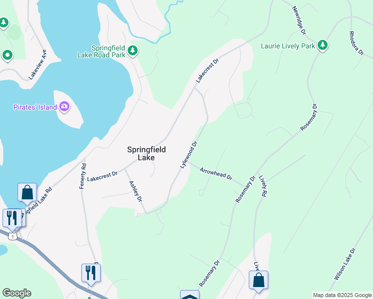 map of restaurants, bars, coffee shops, grocery stores, and more near 40 Lylewood Drive in Middle Sackville