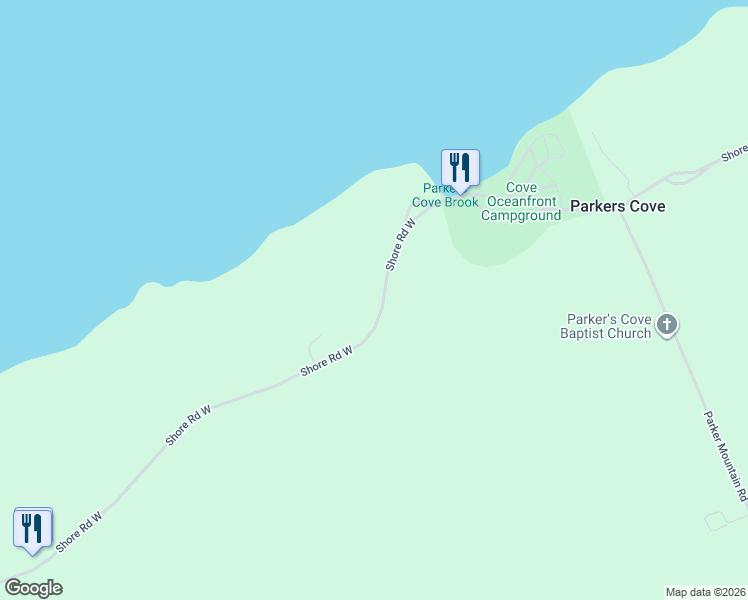 map of restaurants, bars, coffee shops, grocery stores, and more near 4247 Shore Road West in Granville Ferry