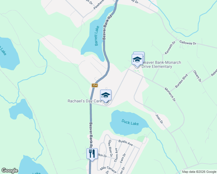 map of restaurants, bars, coffee shops, grocery stores, and more near 43 Imperial Court in Beaver Bank