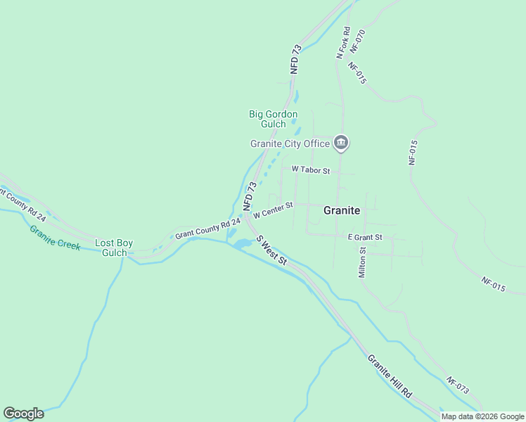 map of restaurants, bars, coffee shops, grocery stores, and more near 1844 Center Street in Granite